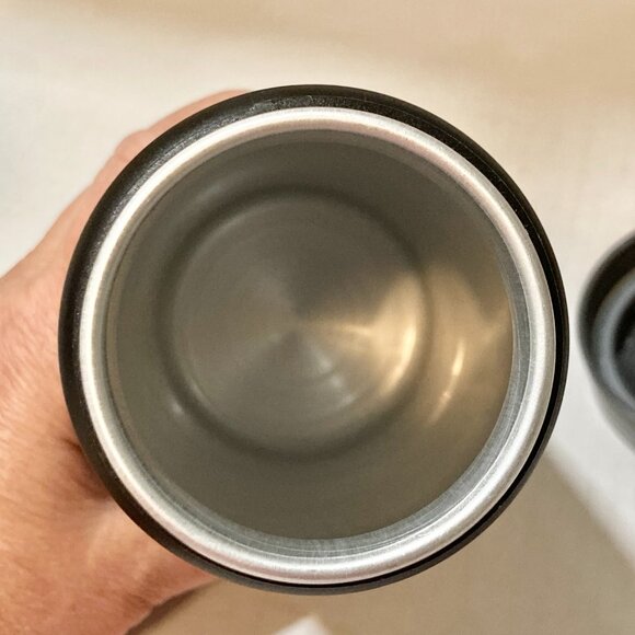 Vintage Disney Magic Kingdom Metal Water Bottle Cinderella Castle Gray Blue 25oz - Picture 11 of 14